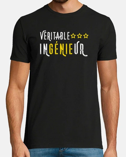 Tee-shirt Ingénieur, humour métier, études