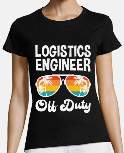 Tee-shirt ingénieur logistique en congé d39été