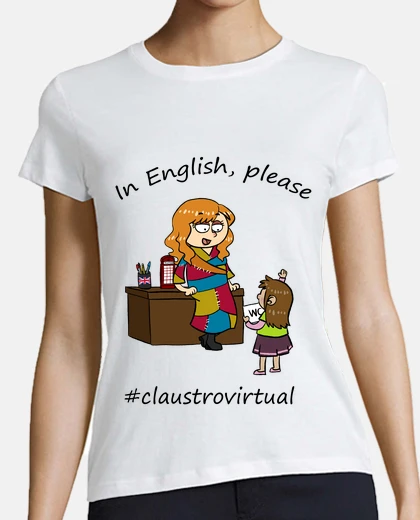 Playera inglés negro