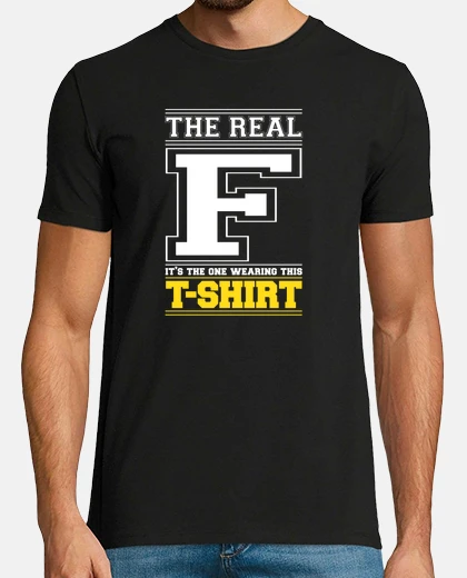 Camiseta inicial f - letra f