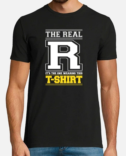 Initial r letter r t-shirt tostadora