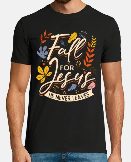 T-shirt innamorarsi di gesù non lascia mai gesù