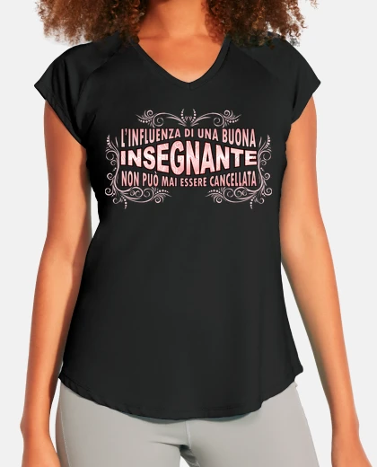 T-shirt Insegnante rosa