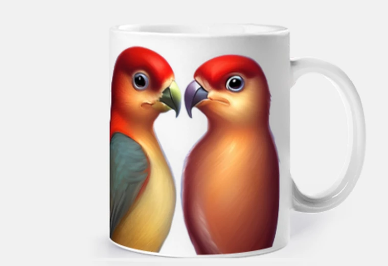 Tazza inseparabile dal duo fischer amore tazza caffè tè cornetti tisana