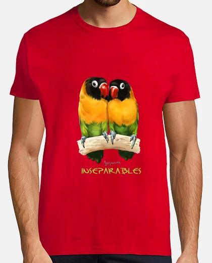 Camiseta Inseparables agapornis