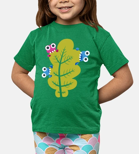 Abbigliamento insetti simpatici eat verde leaf