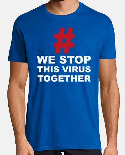 T-shirt insieme per chesto virus