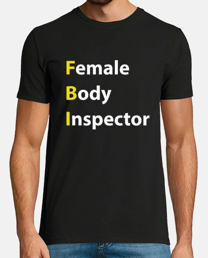 Tee-shirt inspecteur du corps féminin mâle