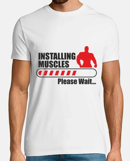 Tee-shirt Installing muscles