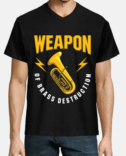 Tee-shirt instrument de musique tuba pour la musi