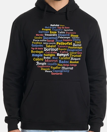 Sudadera Insultos en Catalán Insults en Català  Renecs Catalunya
