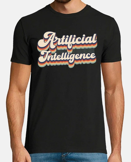 Tee-shirt intelligence artificielle rétro ancien