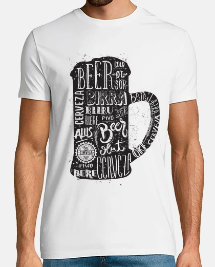 T-shirt internazionale della birra