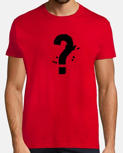 Playera interrogante signo