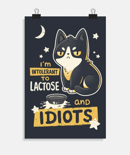 Poster intolérant