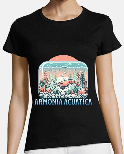 Camiseta invernadero acuático de camarón