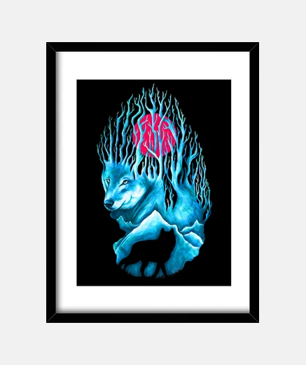 Quadro inverno selvaggio