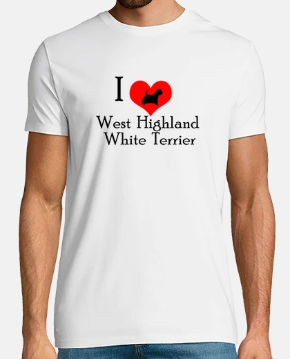 T-shirt Io amoree west high Earth White Terrier