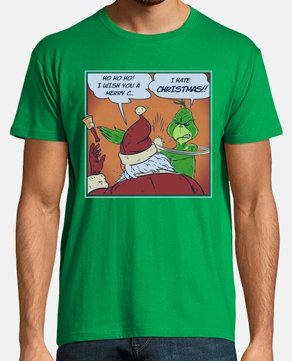 T-shirt io hat e cristo di più !