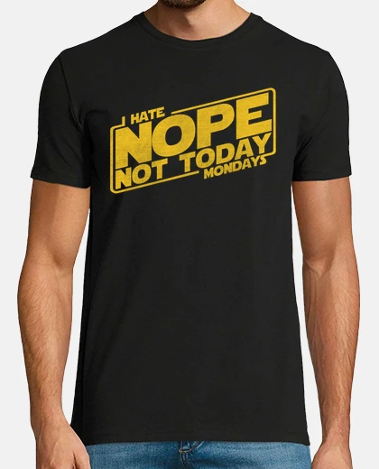 T-shirt io hate il lunedì