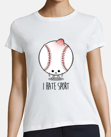 T-shirt io hate lo sport