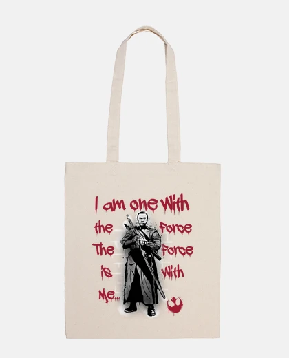Borsa io sono one con la force stencil