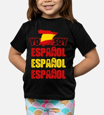 T shirt bambino io sono spagnolo spagnolo spag. tostadora