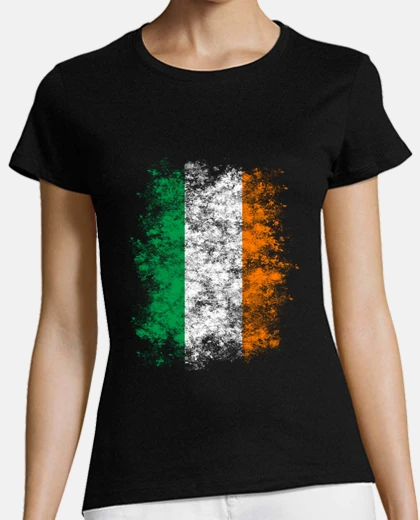 T-shirt Ireland Flag Grunge Irish National