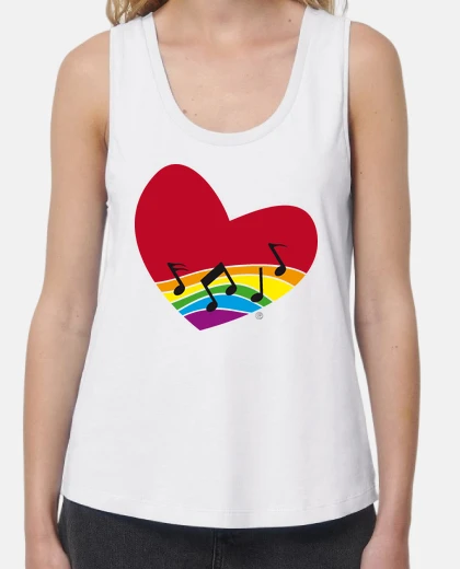 Tee-shirt iris arc-en-coeur