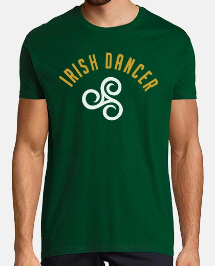 Irish dancer white solo fronte