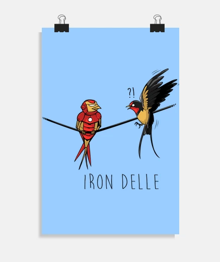 Poster iron delle