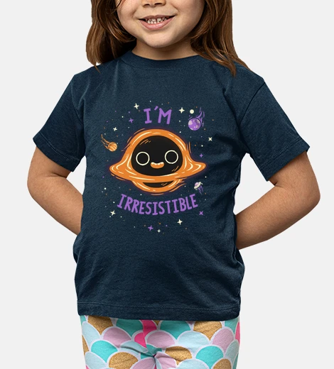 Abbigliamento irresistibile simpatico buco nero spazio