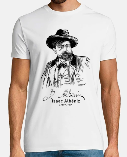 T-shirt isaac albéniz pianista spagnolo pianofo