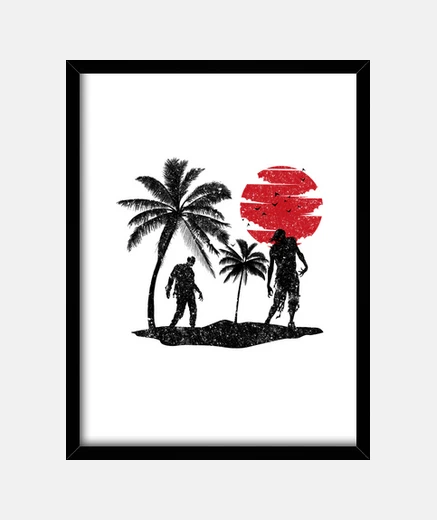 Quadro isola zombi