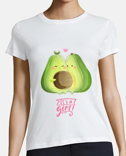 T-shirt it39s a girl - avocado pregnancy