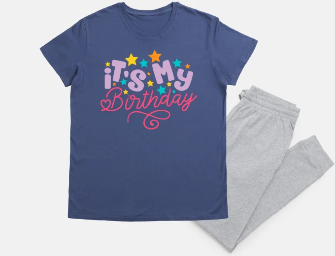 Pyjama it&#39;s my birthday birthday