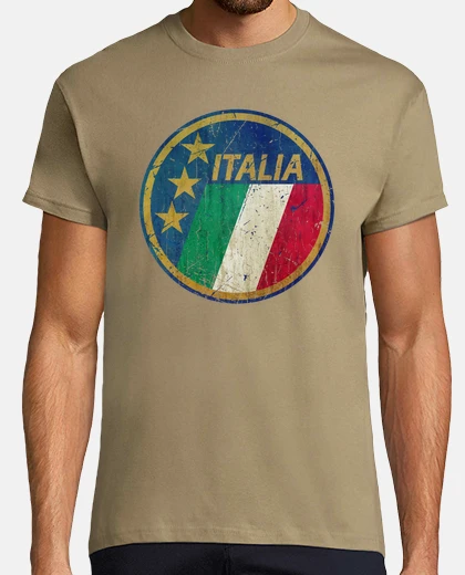 Camiseta Italia Champions Vintage Emblem V01
