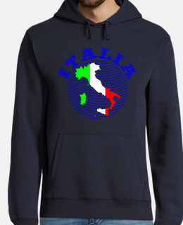 Italia design in colori azzurri e di ba