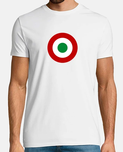 T-shirt Italian target t-shirt mods modernist casuals verde bianco rosso