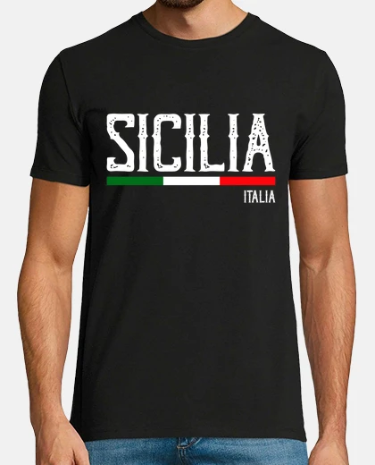 T-shirt italy italia sicilia flag sicily palerm
