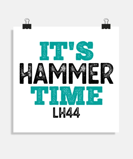 Poster its hammer time f1