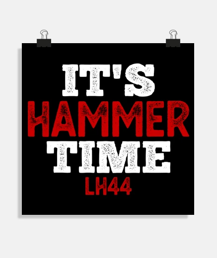 Poster its hammer time ferrari f1