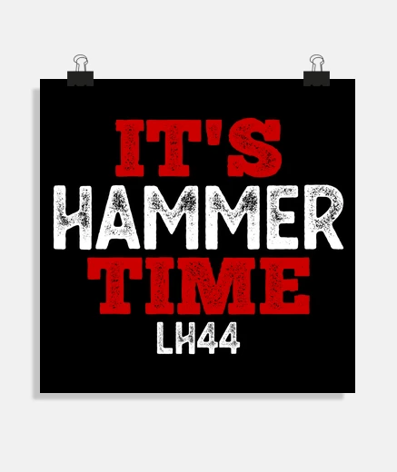 Poster its hammer time ferrari f1