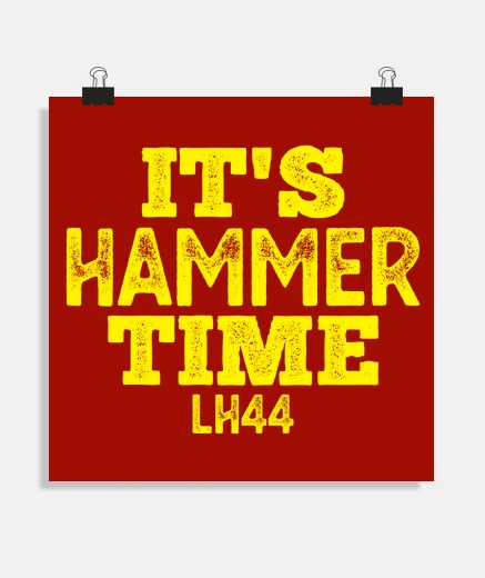 Poster its hammer time ferrari f1