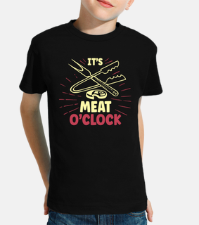 Its Meat Oclock Carving Fork Barbecue