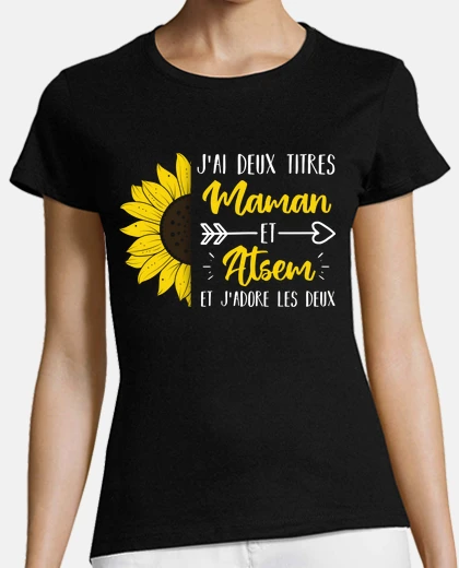 J ai deux titres maman et atsem cadeau