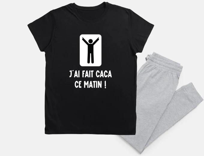 Pyjama j ai fait caca ce matin