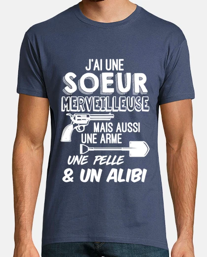 Tee-shirt J ai une sœur merveilleuse