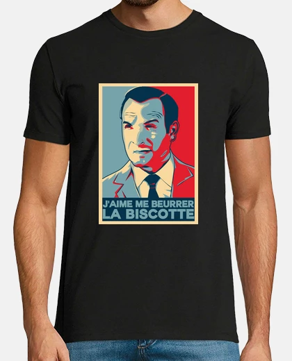 Tee-shirt J aime me beurrer la biscotte
