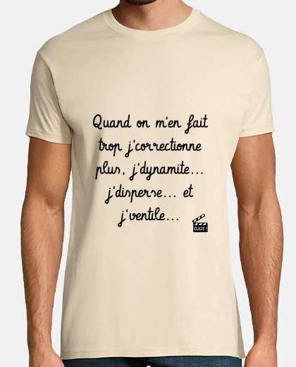 Tee-shirt j dynamite j disperse j ventile - Culte